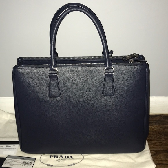 NWT Prada Saffiano Lux Double Zip Bag - Picture 4 of 8